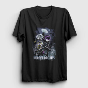 Poster Murder Drones Tişört siyah