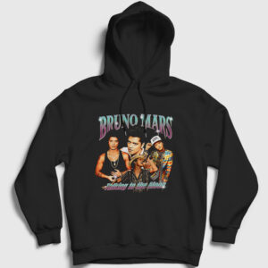 Poster Müzik Bruno Mars Kapşonlu Sweatshirt siyah