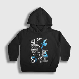 Poster Müzik Dj Sara Landry Çocuk Kapşonlu Sweatshirt