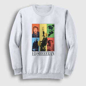 Poster Müzik Ed Sheeran Sweatshirt beyaz