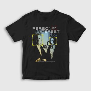 Poster Person Of Interest Çocuk Tişört Siyah