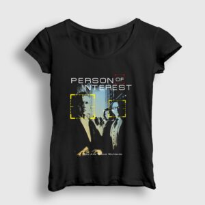 Poster Person Of Interest Kadın Tişört Siyah