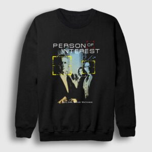 Poster Person Of Interest Sweatshirt Siyah