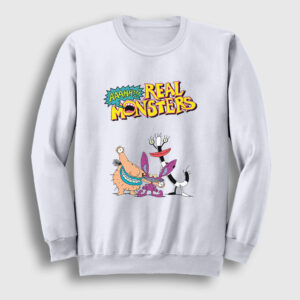 Poster Real Monsters Sweatshirt beyaz