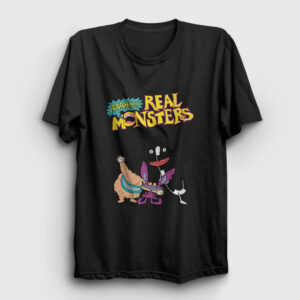 Poster Real Monsters Tişört siyah