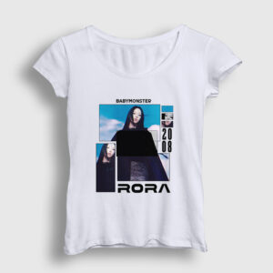 Poster Rora Babymonster Baby Monster Kadın Tişört beyaz