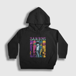 Poster Saja Boys K Pop Demon Hunters Çocuk Kapşonlu Sweatshirt