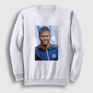 Poster Soccer Futbol Neymar Jr Sweatshirt beyaz