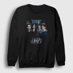 Poster V2 Dizi Teen Wolf Sweatshirt siyah