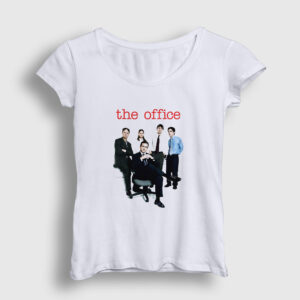 Poster V2 Dizi The Office Kadın Tişört beyaz