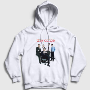 Poster V2 Dizi The Office Kapşonlu Sweatshirt beyaz