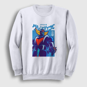 Poster V2 Ufo Robot Grendizer Goldorak Sweatshirt beyaz