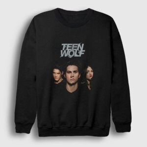 Poster V3 Dizi Teen Wolf Sweatshirt siyah