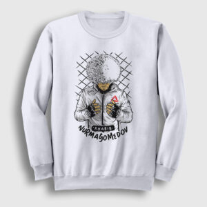 Pray Ufc Khabib Nurmagomedov Sweatshirt beyaz