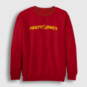 Propaganda CCCP Sovyetler Birliği Sweatshirt kırmızı