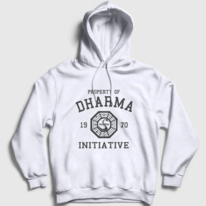 Property Of Dharma Initiative Lost Kapşonlu Sweatshirt