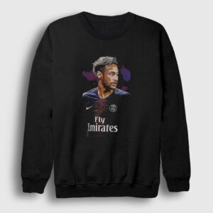 Psg Soccer Futbol Neymar Jr Sweatshirt siyah