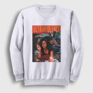 Pulp Fiction Lana Del Rey Sweatshirt beyaz