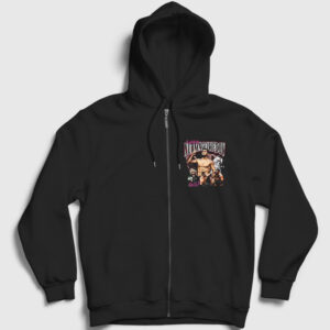 Punch Güreş Ufc Mma Khabib Nurmagomedov Fermuarlı Kapşonlu Sweatshirt siyah