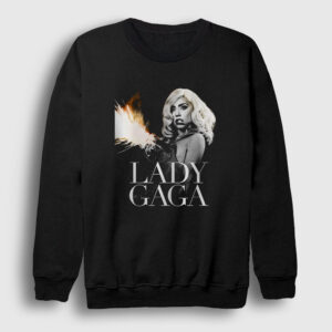 Pyro Bra Lady Gaga Sweatshirt siyah