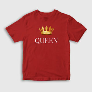 Queen Kraliçe Çocuk Tişört kırmızı