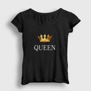 Queen Kraliçe Kadın Tişört siyah