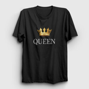 Queen Kraliçe Tişört siyah
