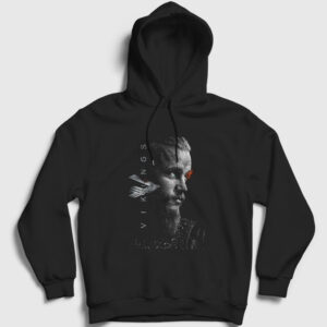 Ragnar V2 Vikings Kapşonlu Sweatshirt siyah