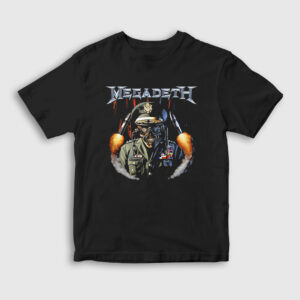 Rattlehead Megadeath Çocuk Tişört siyah