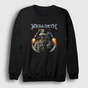 Rattlehead Megadeath Sweatshirt siyah