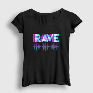 Rave Synthesizer Techno Music Kadın Tişört