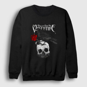 Raven Bullet For My Valentine Sweatshirt siyah