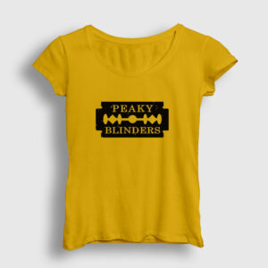 Razor Blade Peaky Blinders Kadın Tişört sarı