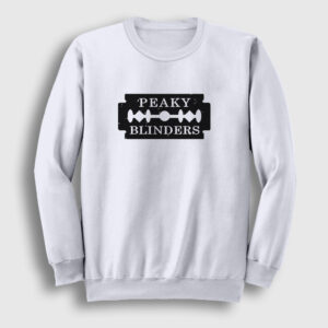 Razor Blade Peaky Blinders Sweatshirt beyaz