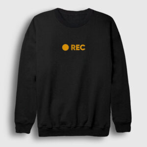 Recording Camera Scene Rec Sweatshirt siyah