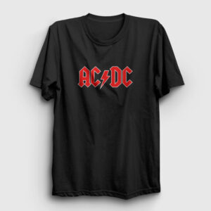 Red AC/DC Tişört siyah