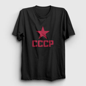 Red CCCP Sovyetler Birliği Tişört