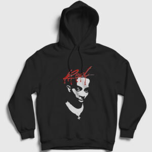 Red Rapper Playboi Carti Kapşonlu Sweatshirt