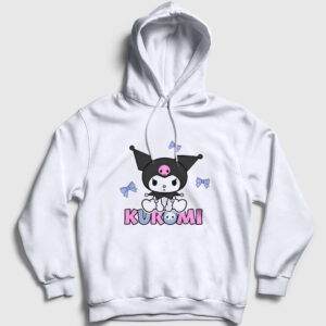 Ribbons Kurami Kurami Kapşonlu Sweatshirt beyaz