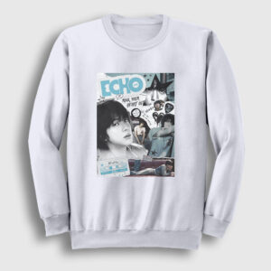 Rock Echo Kim Seok Jin Bts Sweatshirt beyaz