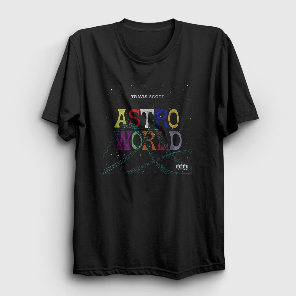 Roller Coaster Astroworld Travis Scott Tişört | Presmono