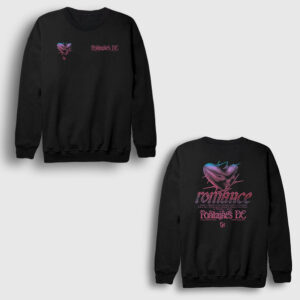 Romance Fontaines Dc Sırt Baskılı Sweatshirt siyah