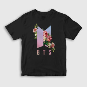 Roses Bts Çocuk Tişört siyah