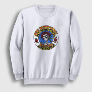 Roses Grateful Dead Sweatshirt beyaz