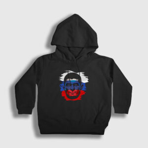 Russia Ufc Khabib Nurmagomedov Çocuk Kapşonlu Sweatshirt siyah