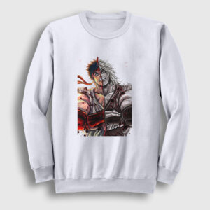 Ryu And Ken Oyun Street Fighter Sweatshirt beyaz