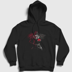 Ryuk V2 Anime Death Note Kapşonlu Sweatshirt siyah