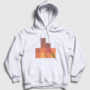 Sapnap Flame Alev Ateş Minecraft Kapşonlu Sweatshirt beyaz