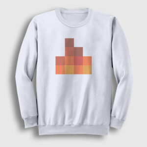 Sapnap Flame Alev Ateş Minecraft Sweatshirt beyaz