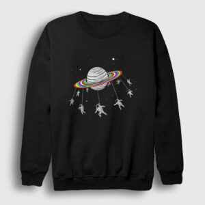 Saturn Astronaut Space Astronot Uzay Sweatshirt